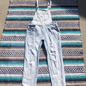 F21 jean overalls